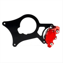 Adaptador de suporte de pinça de freio de roda traseira de motocicleta para