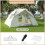 Carpa de playa plegable con toldo 7