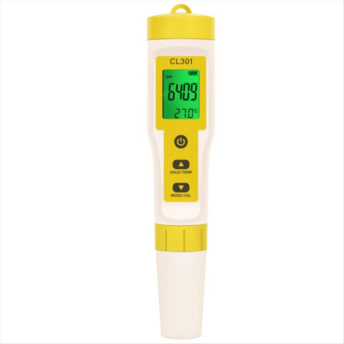 Chloormeter CL2/H2/Temperatuurmeter Waterkwaliteitstester 1