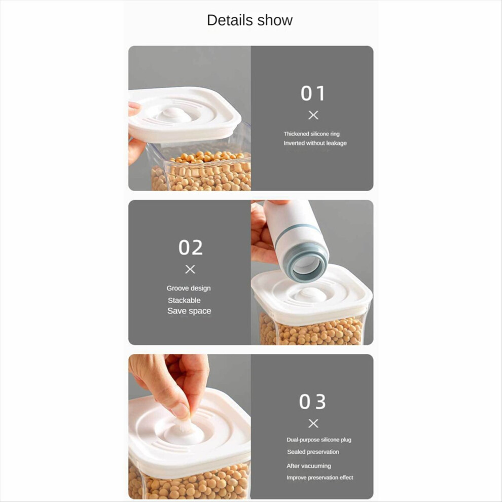 Food Storage Vacuum Container With Automatic Pumpkeep Food