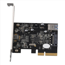 Adaptérová karta PCI-E 4X na USB 3.1 rozšiřující karta 10G zadní adaptér