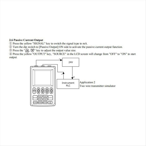 Multifunction Signal Generator 4-20mA Current Voltage RTD 1