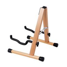 Foldable Wooden Guitar Stand Skid Scratch Guitar Rack For Acoustic Electric And Bass Guitars Durable Portable Storage