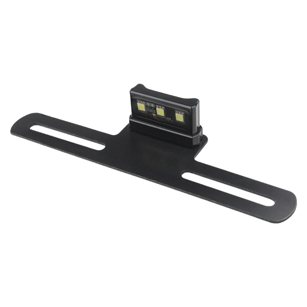 Motorcycle Led Tail Waterproof Ip67 High Visibility Tail With Plate Bracket For Adventure Travel Light/Black 9084446557275
