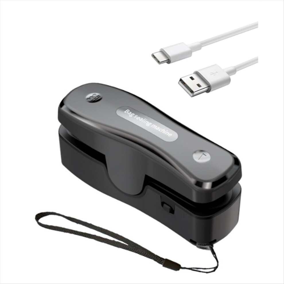 Mini Bag Sealer with Cutter, Rechargeable 2 in 1 Chip Bag Sealer