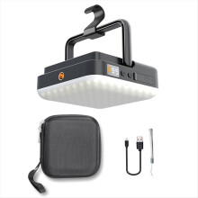 LED-retkeilylyhty ladattava 1000LM, 13500mAh kannettava telttavalo
