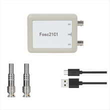 Fosc21C1 2-kanals USB PC-oscilloskop med 1 MHz samplingsfrekvens