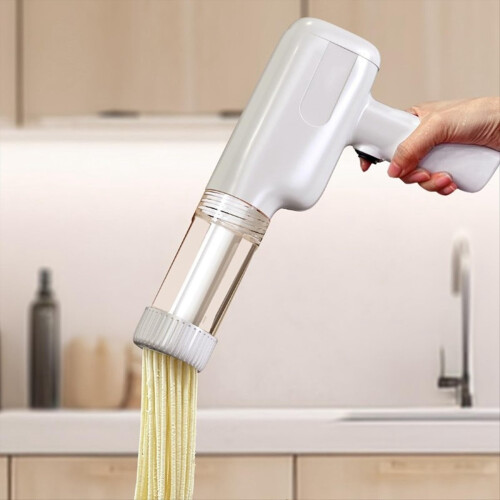 Electric Noodle Maker Handheld Pasta Machine with 6 Molds,A 2