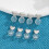 8PCS Earring Backs for -Ears,White Gold 2