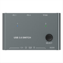 Nový -KM234T USB 3.0 2 vstupy 4 výstupy USB zdieľač 4-portový zdieľač tlačiarní