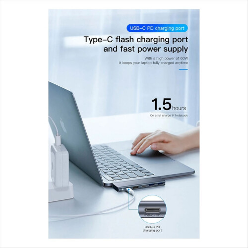 Σταθμός σύνδεσης USB C με διαχωριστή γρήγορης φόρτισης 2