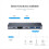 Σταθμός σύνδεσης USB C με διαχωριστή γρήγορης φόρτισης 6
