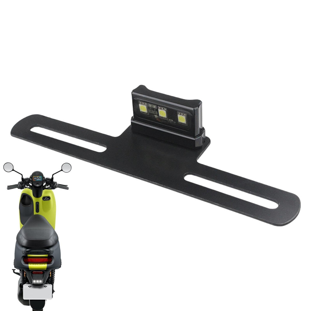 Motorcycle Brake Tail Waterproof Led Tail With Plate Bracket High Visibility For Adventure Light/Black 9084446557299