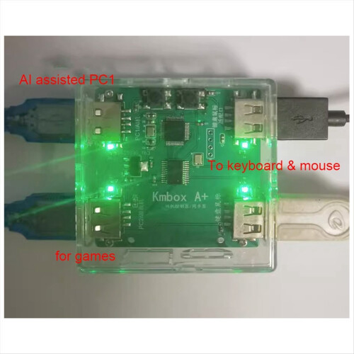 Kmbox A+ Keyboard Mouse Controller for AI DMA One-PC and Two-PC Modes ...