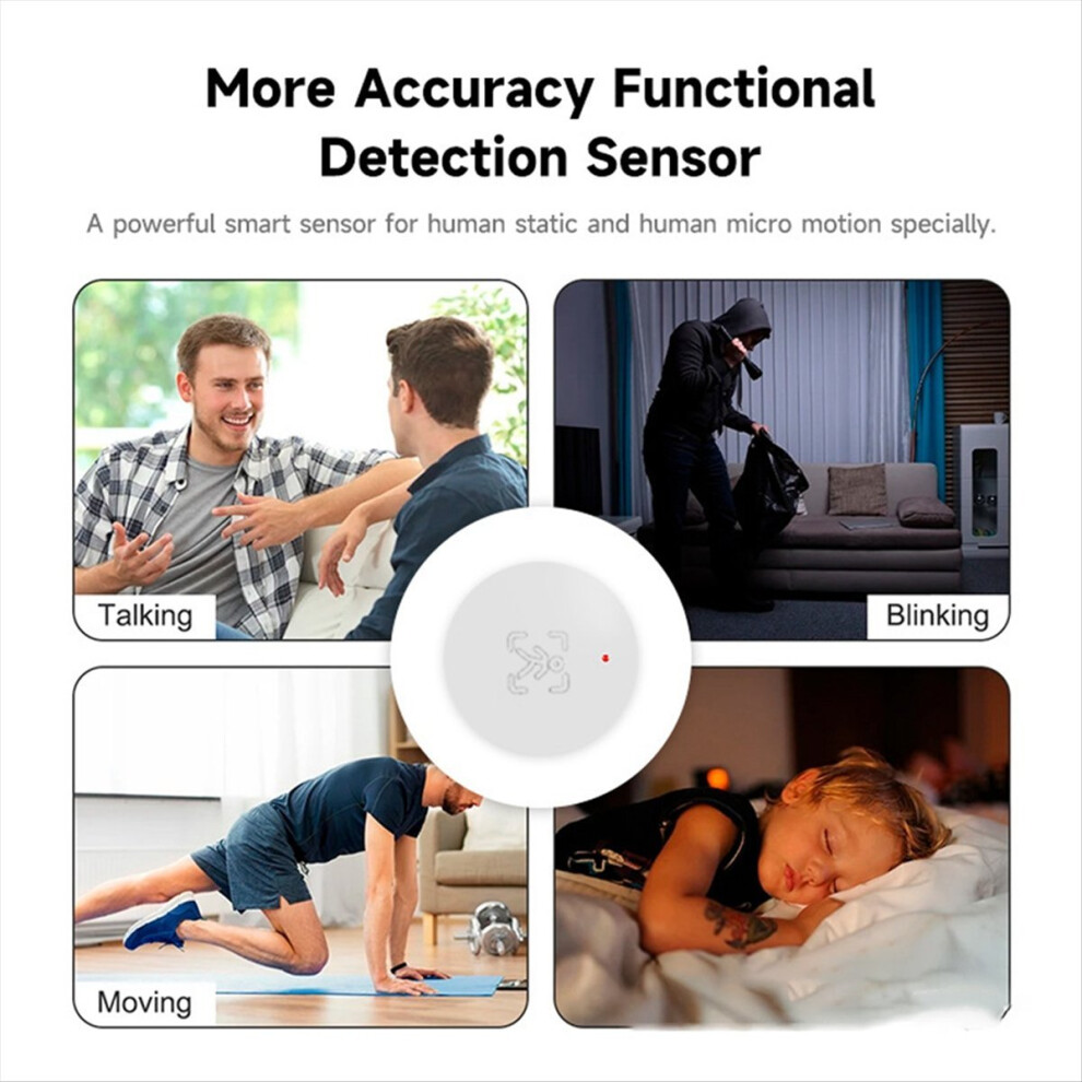 Tuya Wifi Human Presence Sensor Motion Sensor 24G Radar Detection 4711235830619