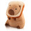 Χαριτωμένο βελούδινο μαξιλάρι Capybara με ψωμί Kawaii μαλακή λούτρινη κούκλα Capybara 1