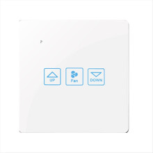 Fan Speed Control Touch Switch Wifi Smart Deluxe Crystal Panel(C)
