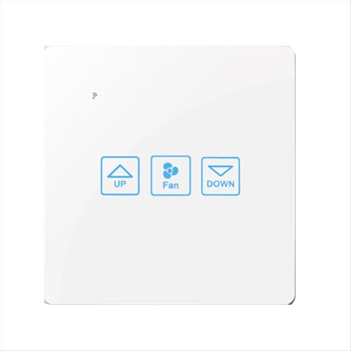 Fan Speed Control Touch Switch Wifi Smart Deluxe Crystal Panel(C)
