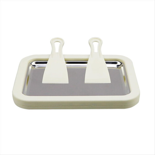 Instant Rolling Ice Yogurt Machine, Ice Cream Fruit Sorbet White