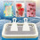 Instant Rolling Ice Yogurt Machine, Ice Cream Fruit Sorbet White 6