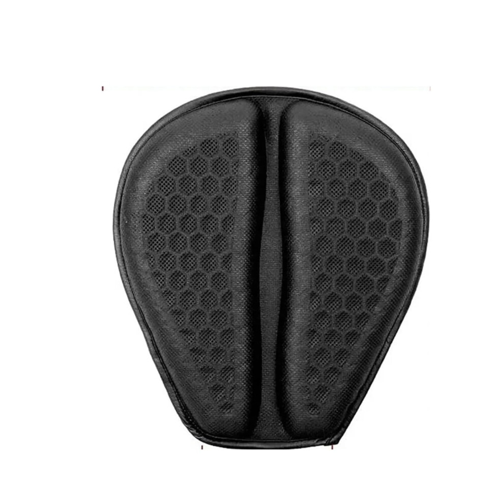 Motorcycle Seat Cushion 3D Honeycomb Gel Anti Slip Seat Pad For Ride Comfort Universal Fit A Black 9393856549153