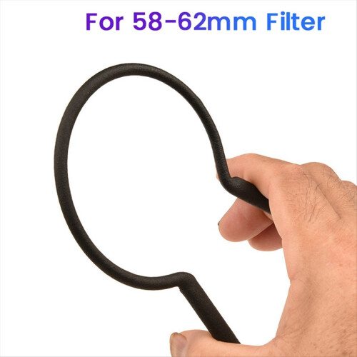 2PCS Filter Wrench Rubberized Steel Camera Lens Filter For 58-62mm 1