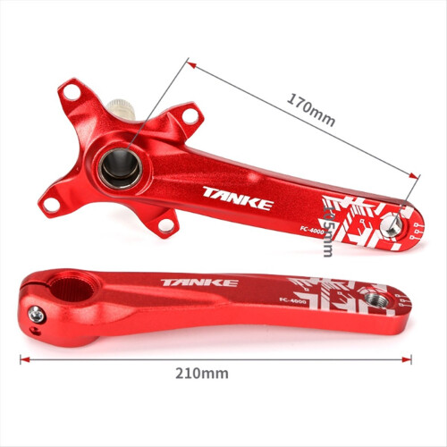 Crankset 170MM Bicycle Chainring Black 1