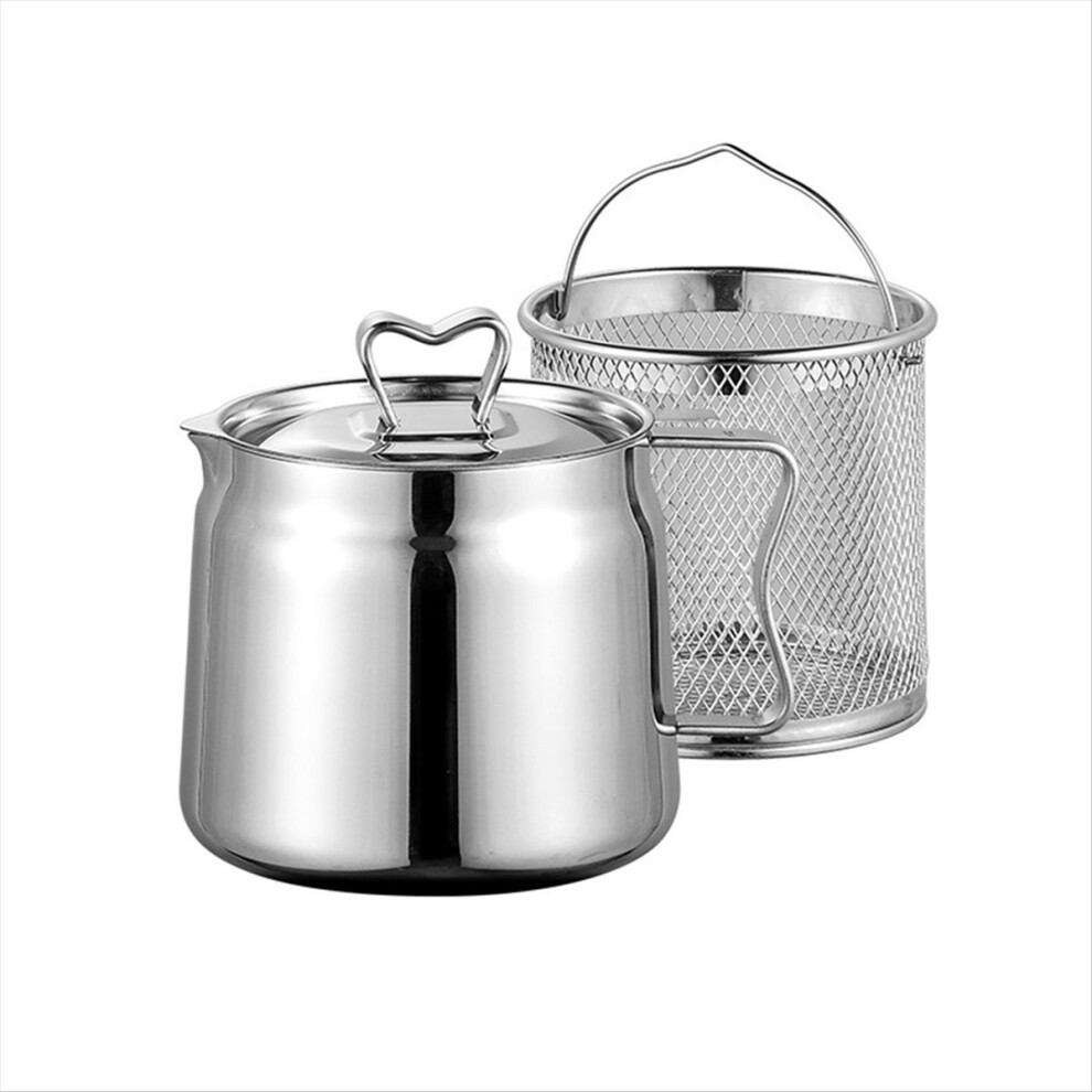 Oil Pot Stainless Steel Large Capacity Oil Fryer and Filter 1.5L-image-OPC-PMD5VNP-NEW