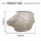 Pentru motocicletă handguard hand shield protector gri 2