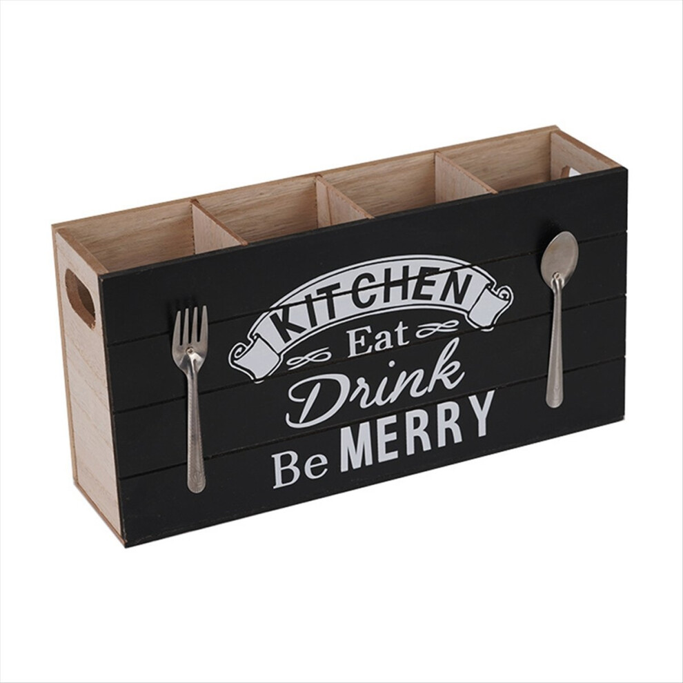 Spoons Silverware Wooden Cutlery Box Utensil Storage Holder B-image-OPC-PMD5WX6-NEW