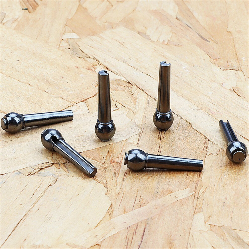 6pcs Guitar Bridge Pins Saddle Nut Strings Nail Pegs-image-OPC-PMD5XCC-NEW