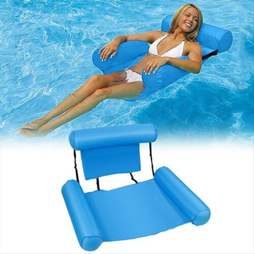 Pool Float Chair, Adult Inflatable Pool Yellow 1