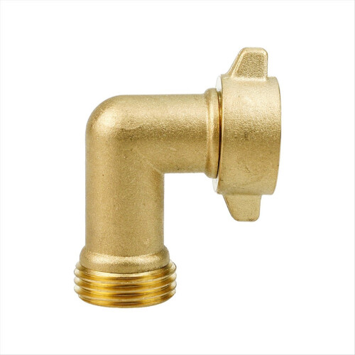 Adaptor cot furtun cupru 90 grade cu robinet de închidere 2