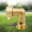 Adaptor cot furtun cupru 90 grade cu robinet de închidere 7