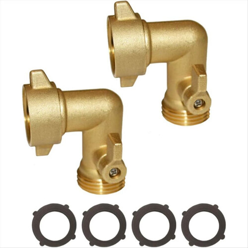 Adaptor cot furtun cupru 90 grade cu robinet de închidere 1