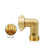 Adaptor cot furtun cupru 90 grade cu robinet de închidere 6