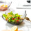 1 Bol De Vidrio Para Ensalada Y 8