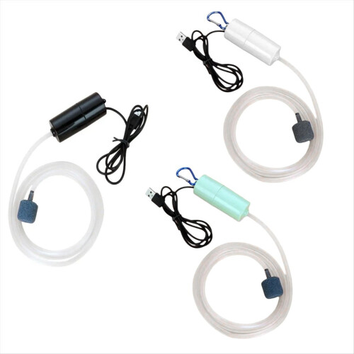 Akvarium iltpumpe, fisketank USB lydløs luftkompressor