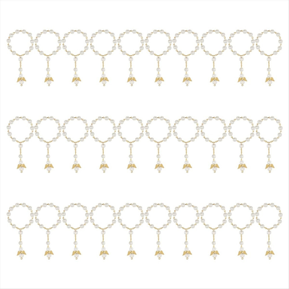30Pcs Baptism Rosary With Angel For The First Communion Baptism Party 4711235807307