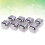 8 Pcs Silver Square Stainless Steel Reusable Ice Cubes 6