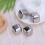 8 Pcs Silver Square Stainless Steel Reusable Ice Cubes 9