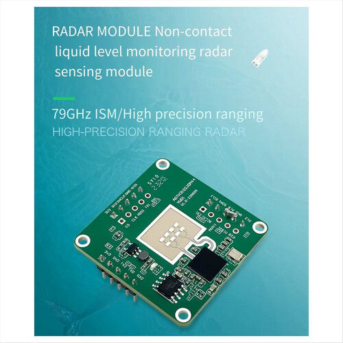 Módulo de radar sem contato com sensor de detecção de nível de onda milimétrica de 79G 1
