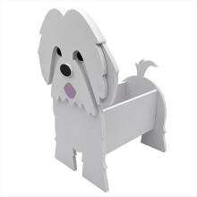 Zostaviteľná kvetináča pre psov s kresleným motívom, C