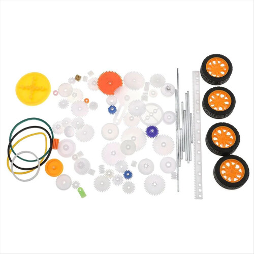 Scientific Experiment Model Package Replacement Part DIY Car Gear Set