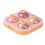 Moule à glaçons rond de 6,5 cm, forme de sphère haute, orange 1