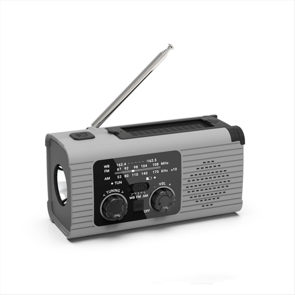 Emergency Weather Radio, Weather Alert Radio, Am/Fm Radio - Gray 4711874422244