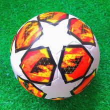 Oranžová futbalová lopta z PU materiálu, veľkosť 5, tréningová športová liga