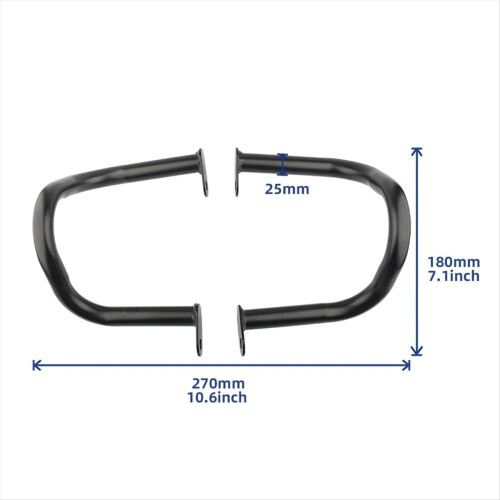 Lower Crash Bar Engine Guard Protection Bumper for INTERCEPTOR 2