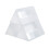 Prisma triangular transparente de 4 peças para prismas ópticos de cristal com luzes de arco-íris 2