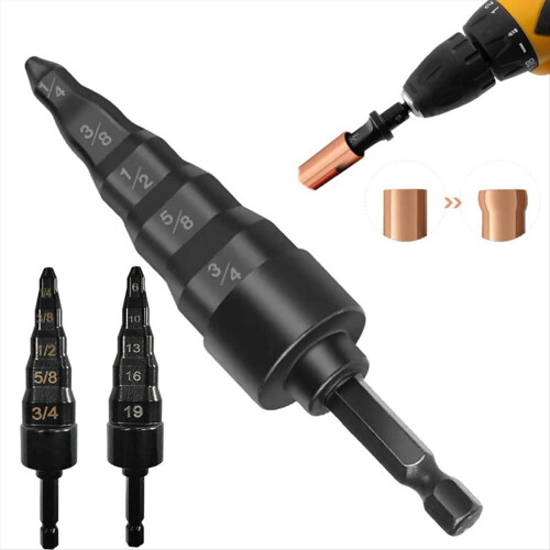 6Pcs Air Conditioner Copper Pipe Expander Swaging Drill Bit-A 1